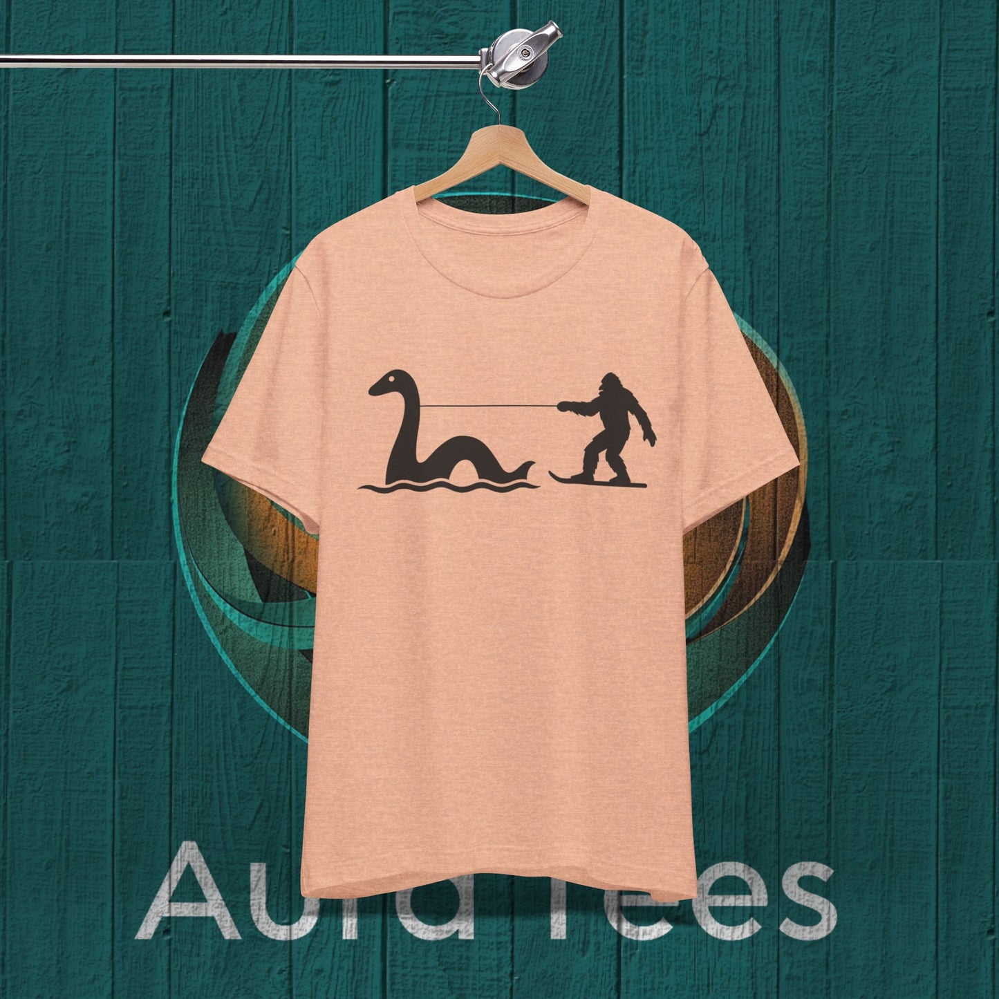Bigfoot loch ness skii tee