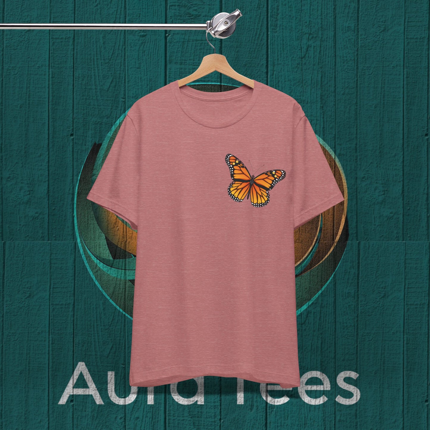 pocket monarch butterfly tee