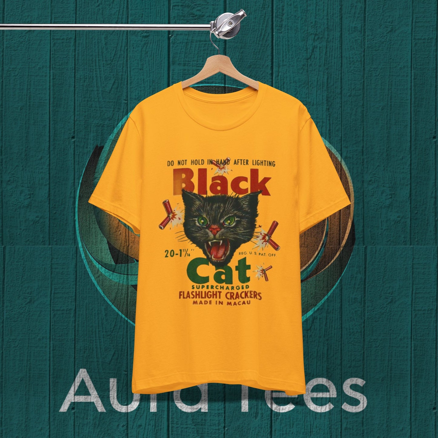 vintage Black Cat Firecrackers tee
