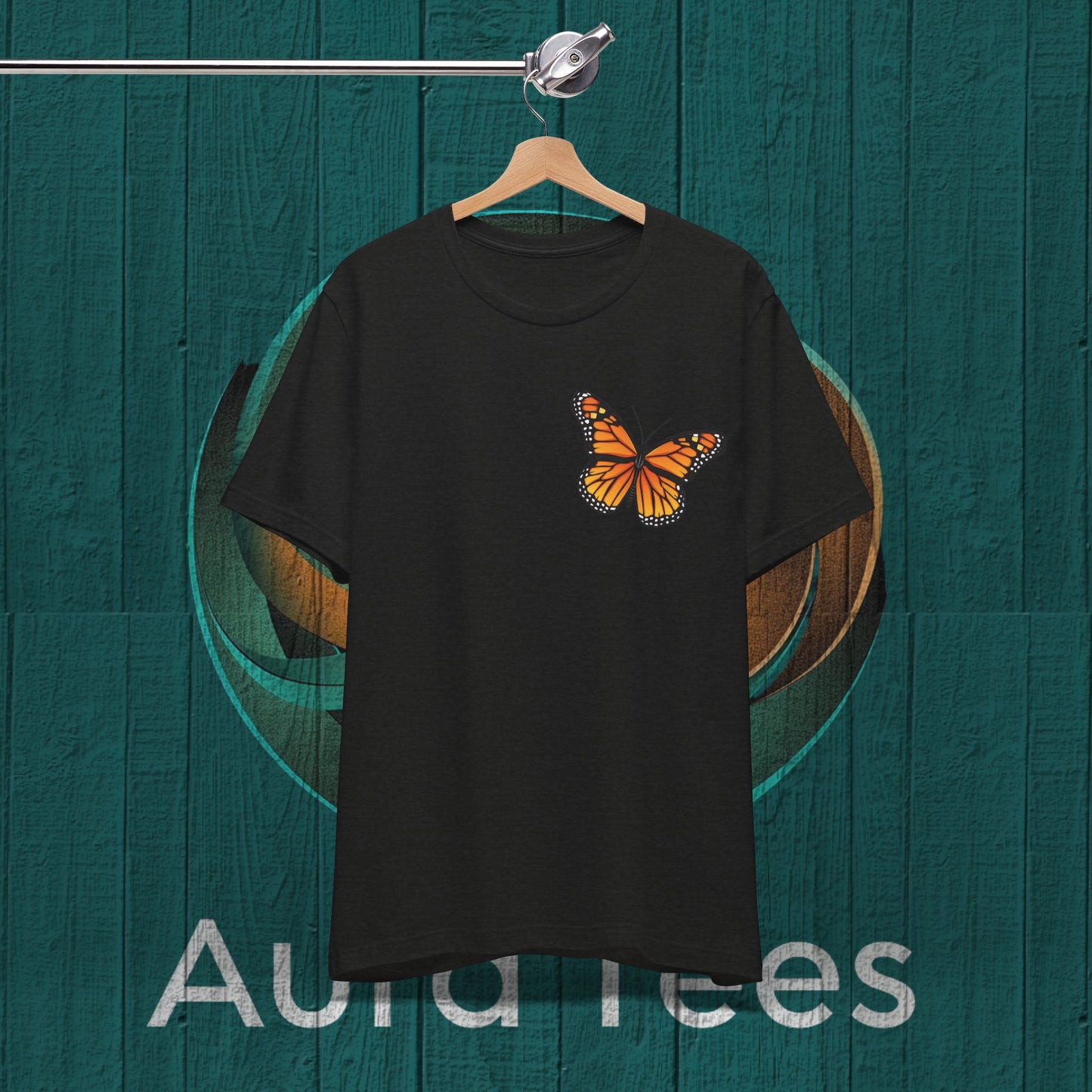 pocket monarch butterfly tee