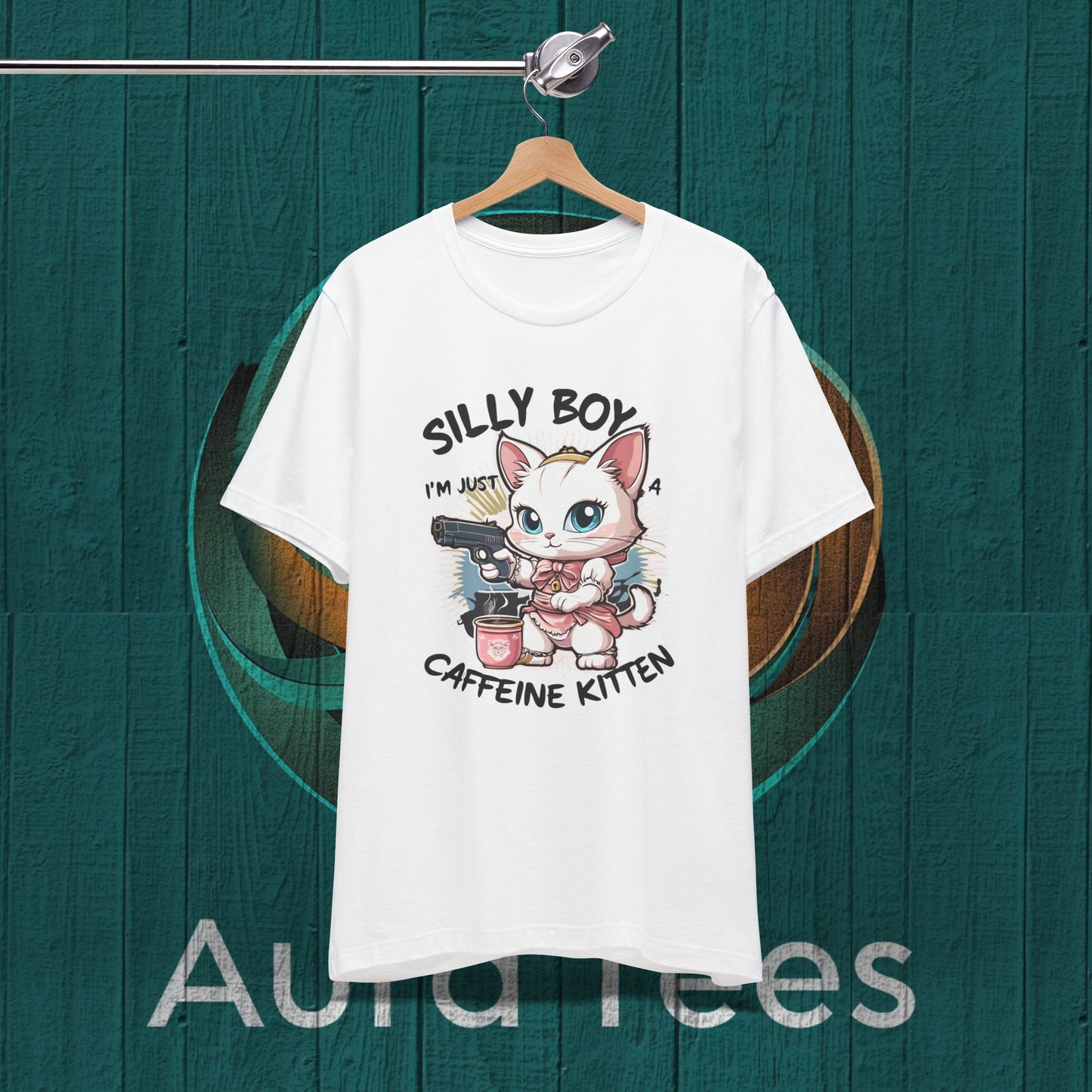 caffeine kitten tee