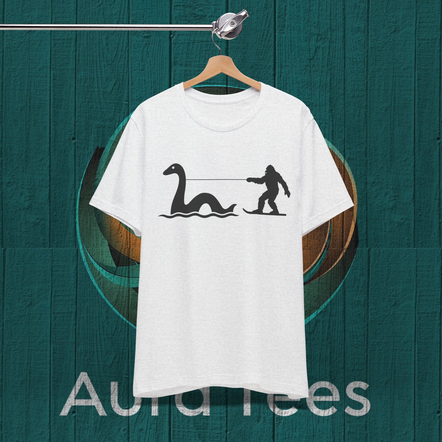 Bigfoot loch ness skii tee