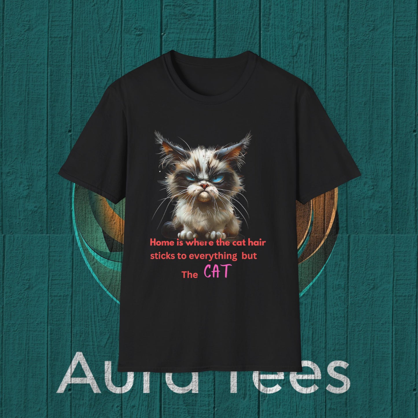cat hair tee