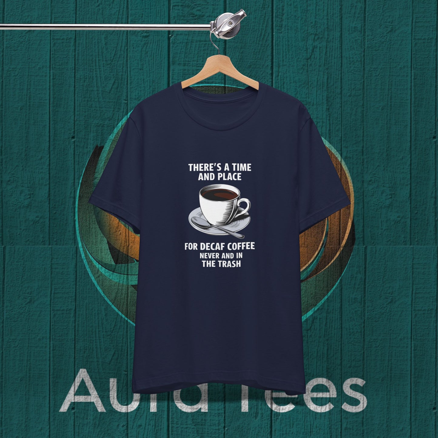 funny decaf coffee tee