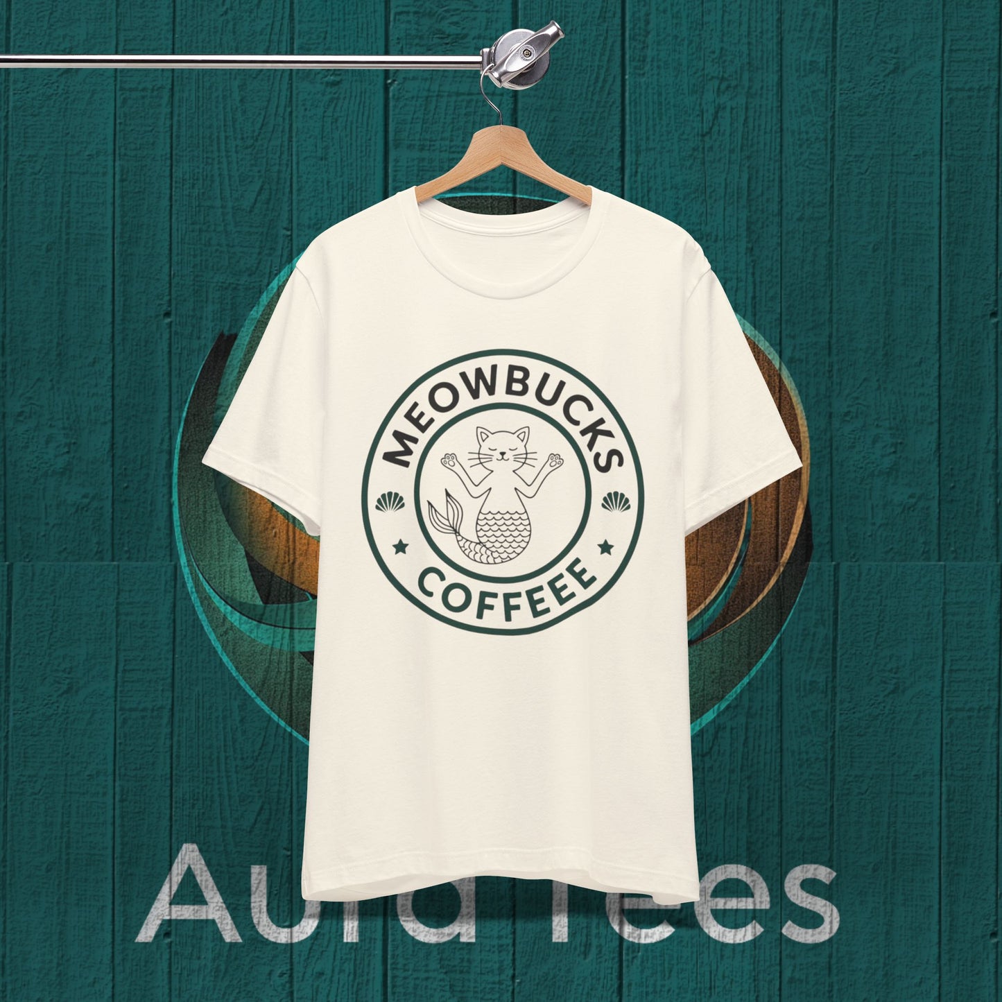 meowbucks coffee tee