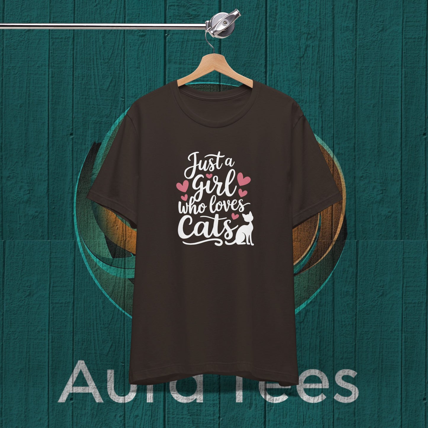 just a girl cats tee