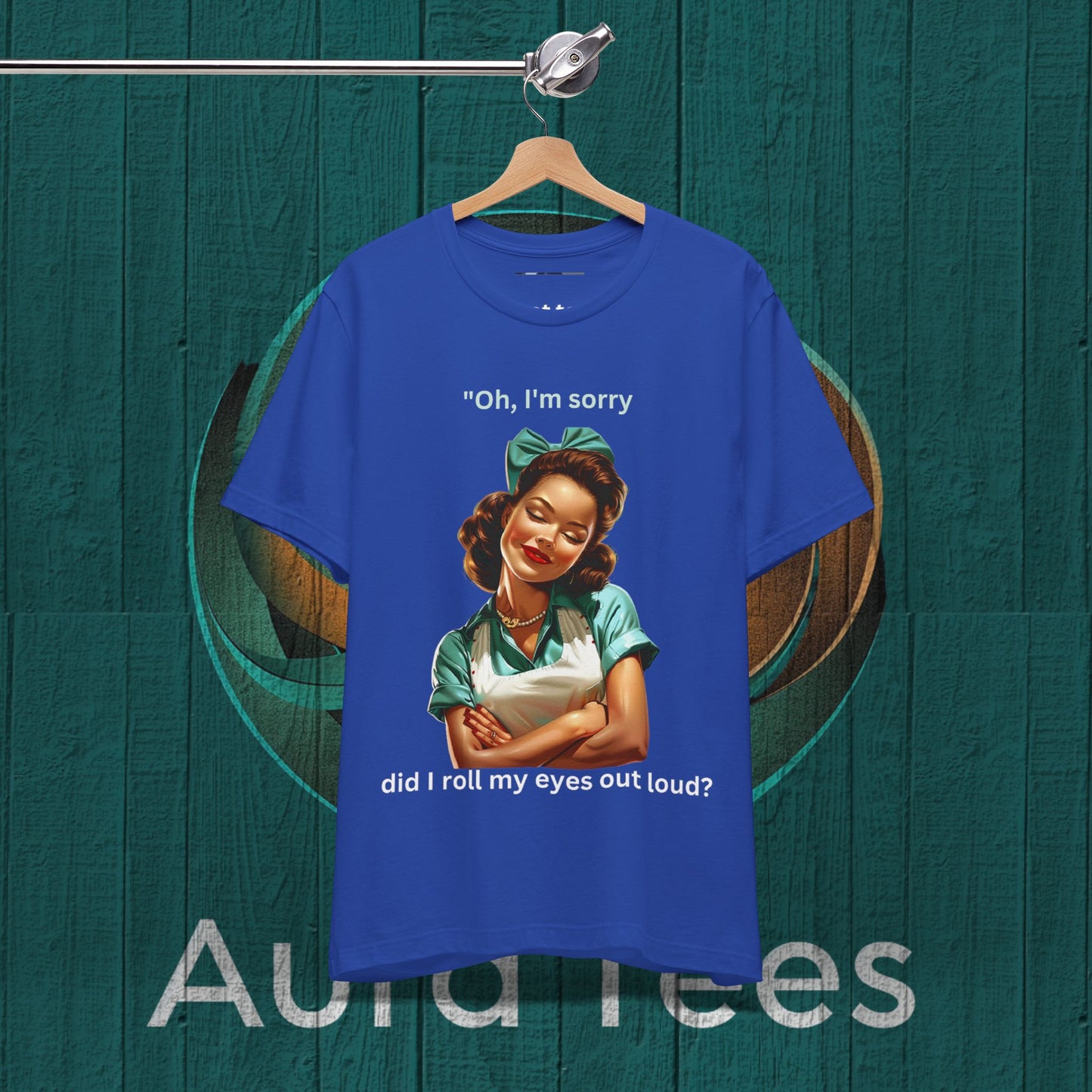 retro sarcastic house wife light print tee