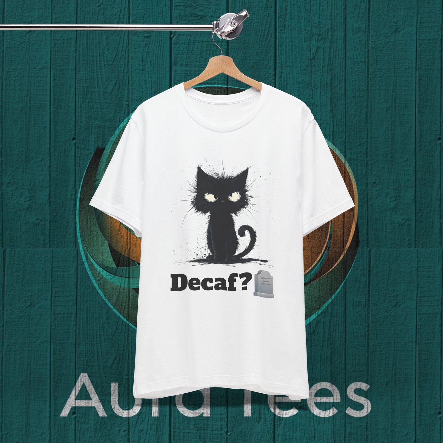 decaf cat tee
