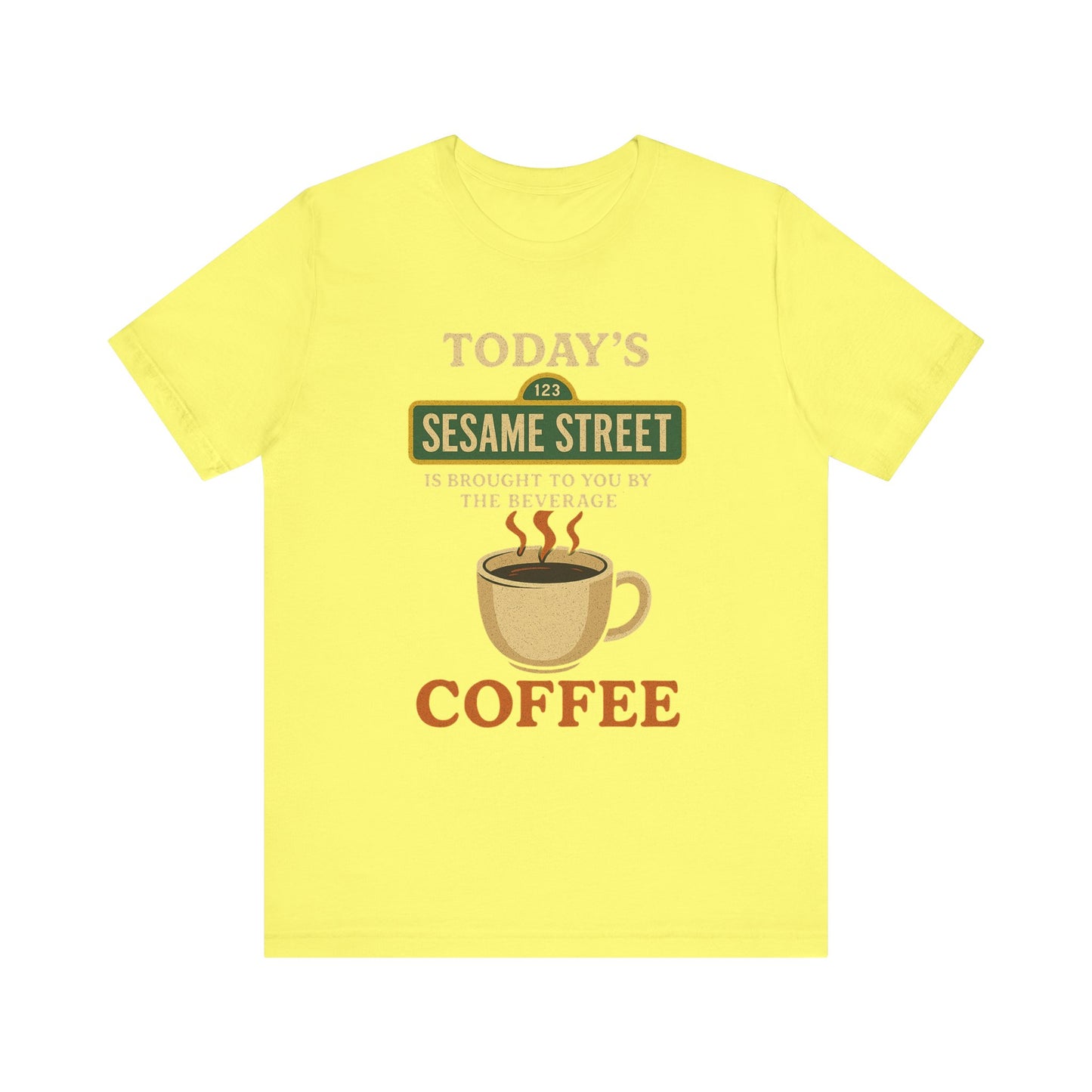 coffee Sesame Street tee