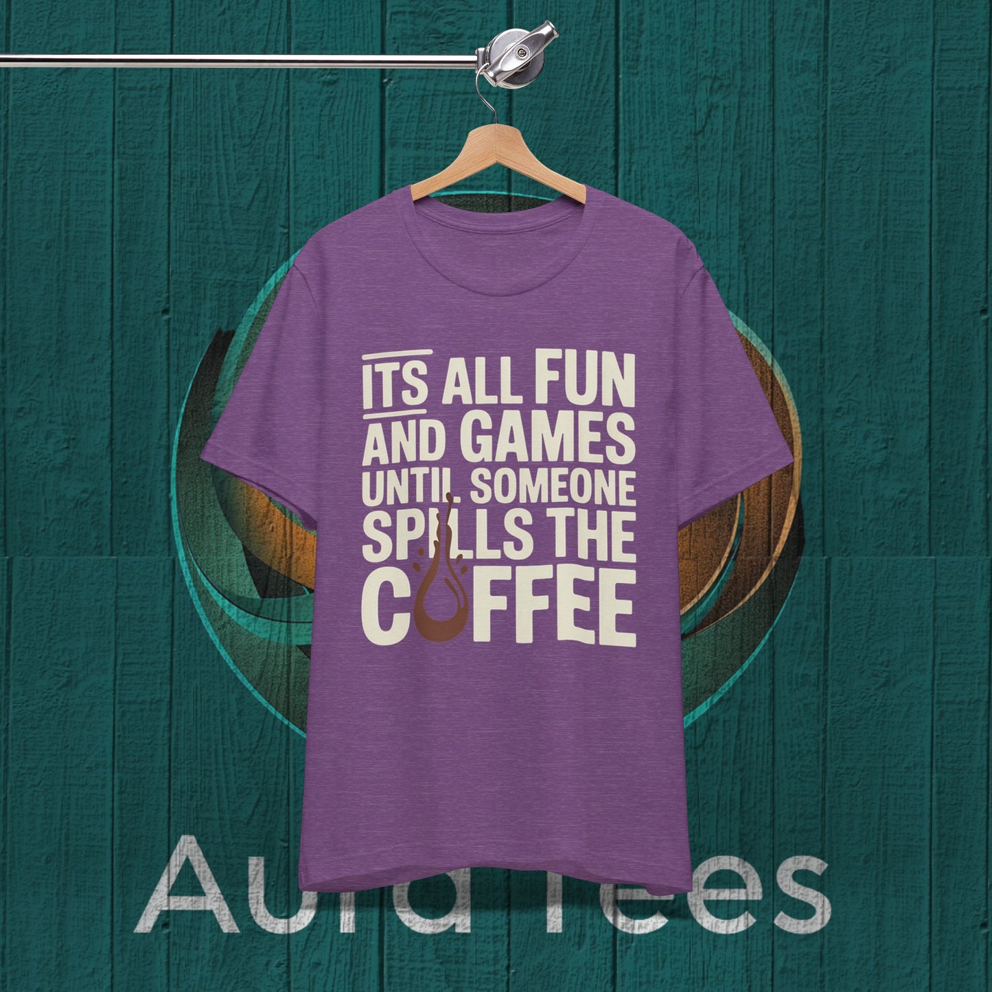 fun and games coffee tee