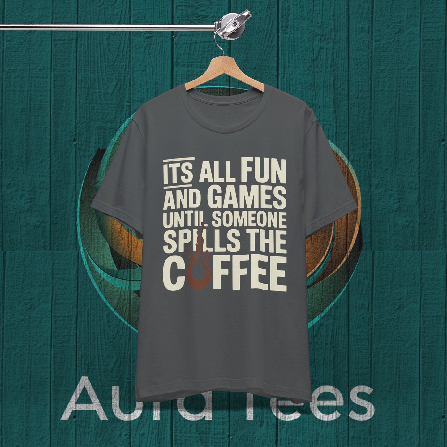 fun and games coffee tee