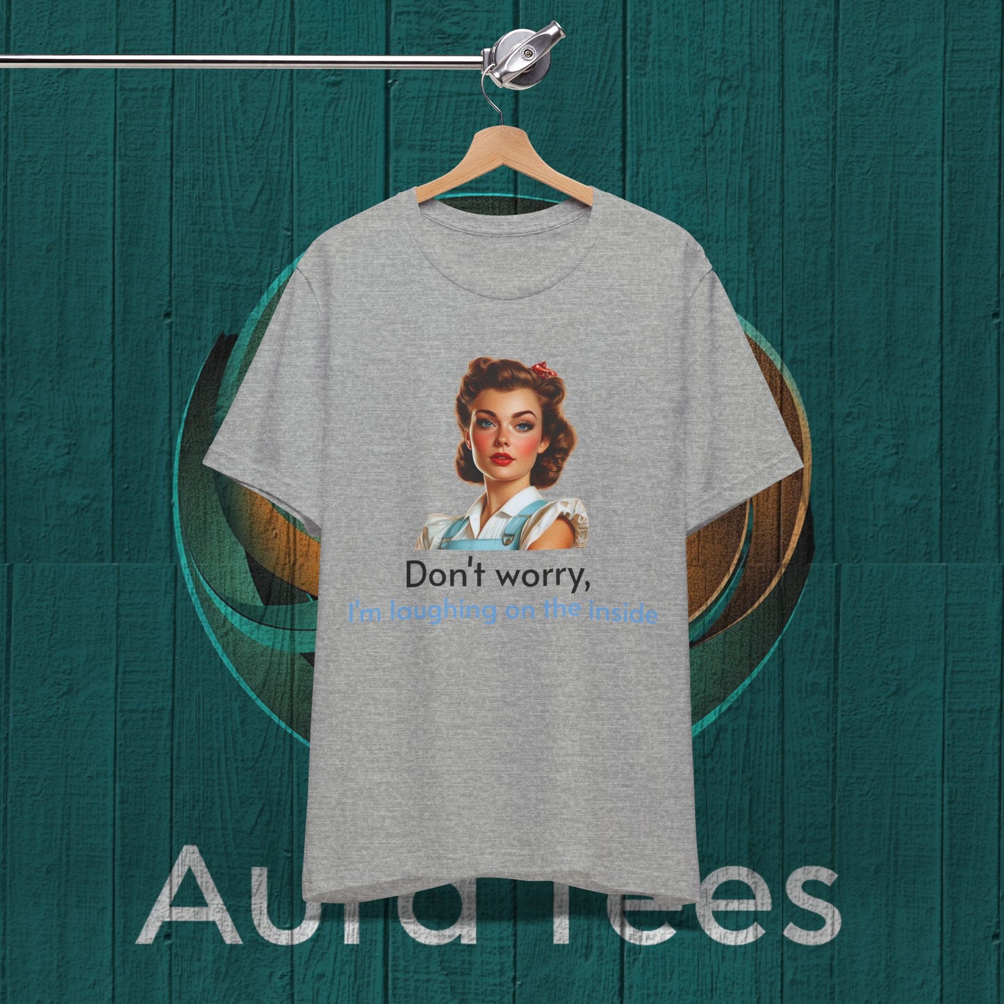 retro snarky housewife don't worry tee