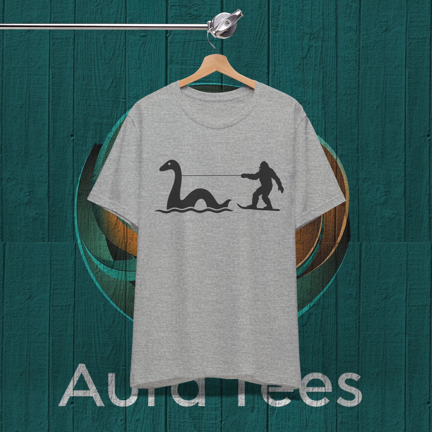 Bigfoot loch ness skii tee