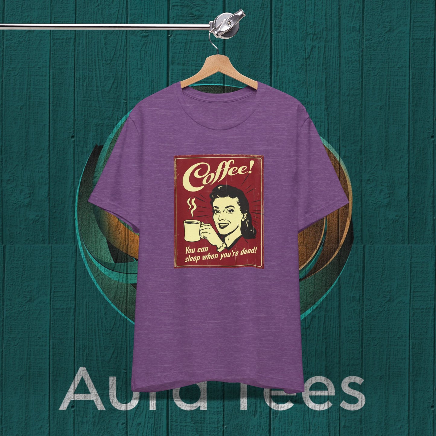 Retro humor coffee tee