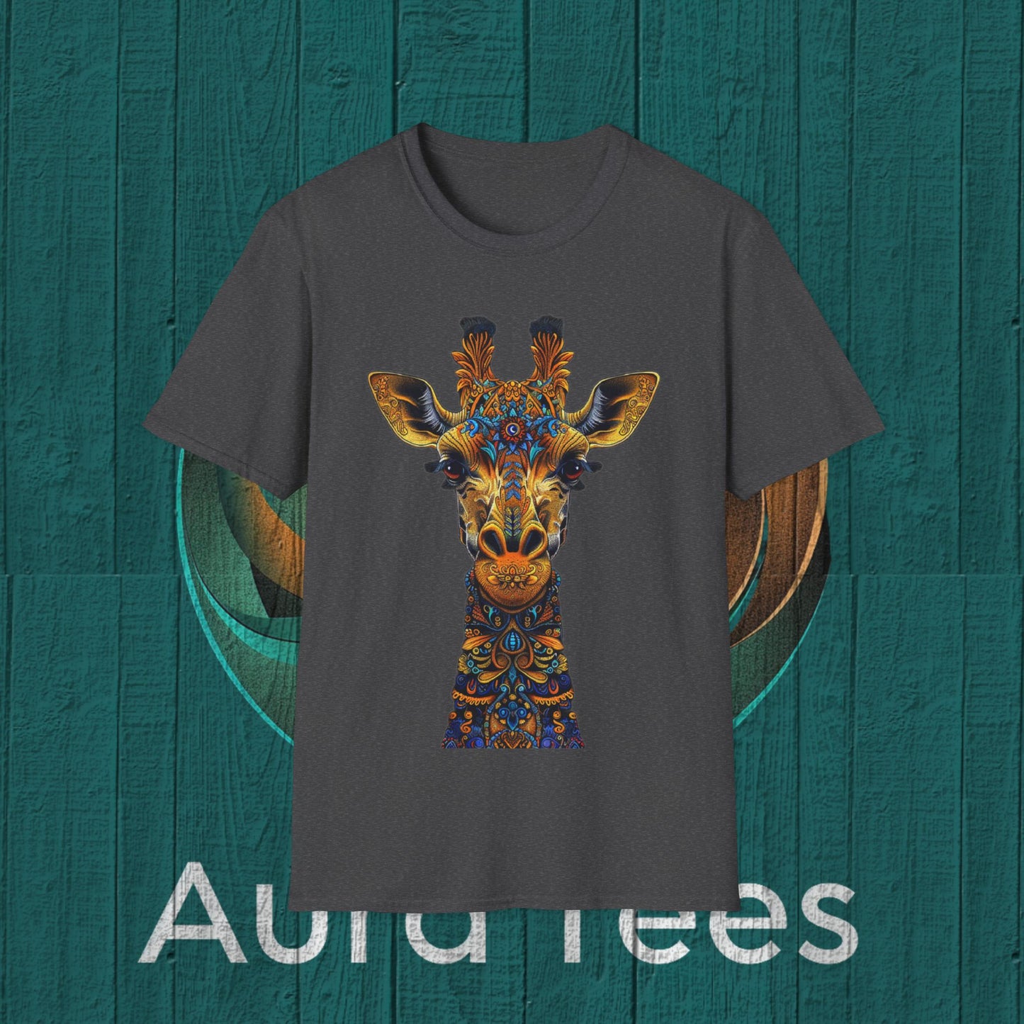 giraffe design tee