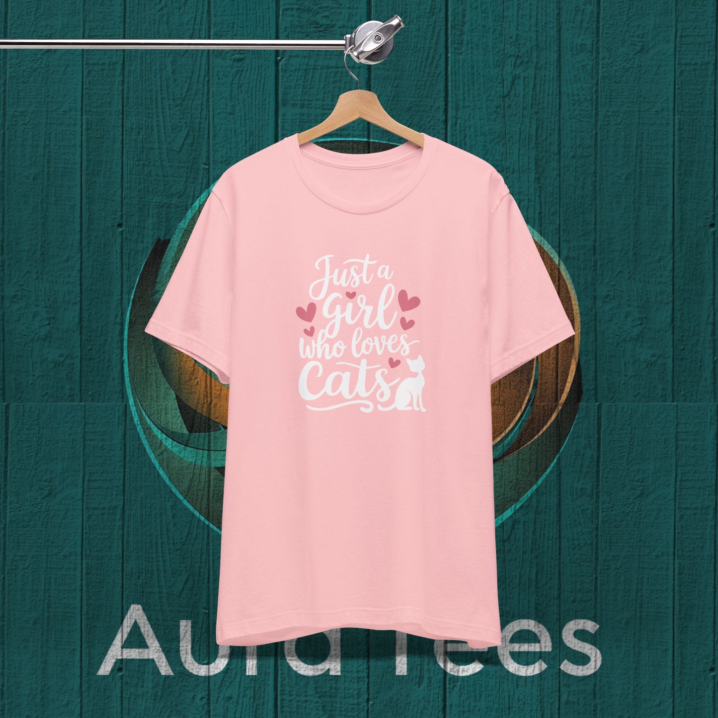 just a girl cats tee
