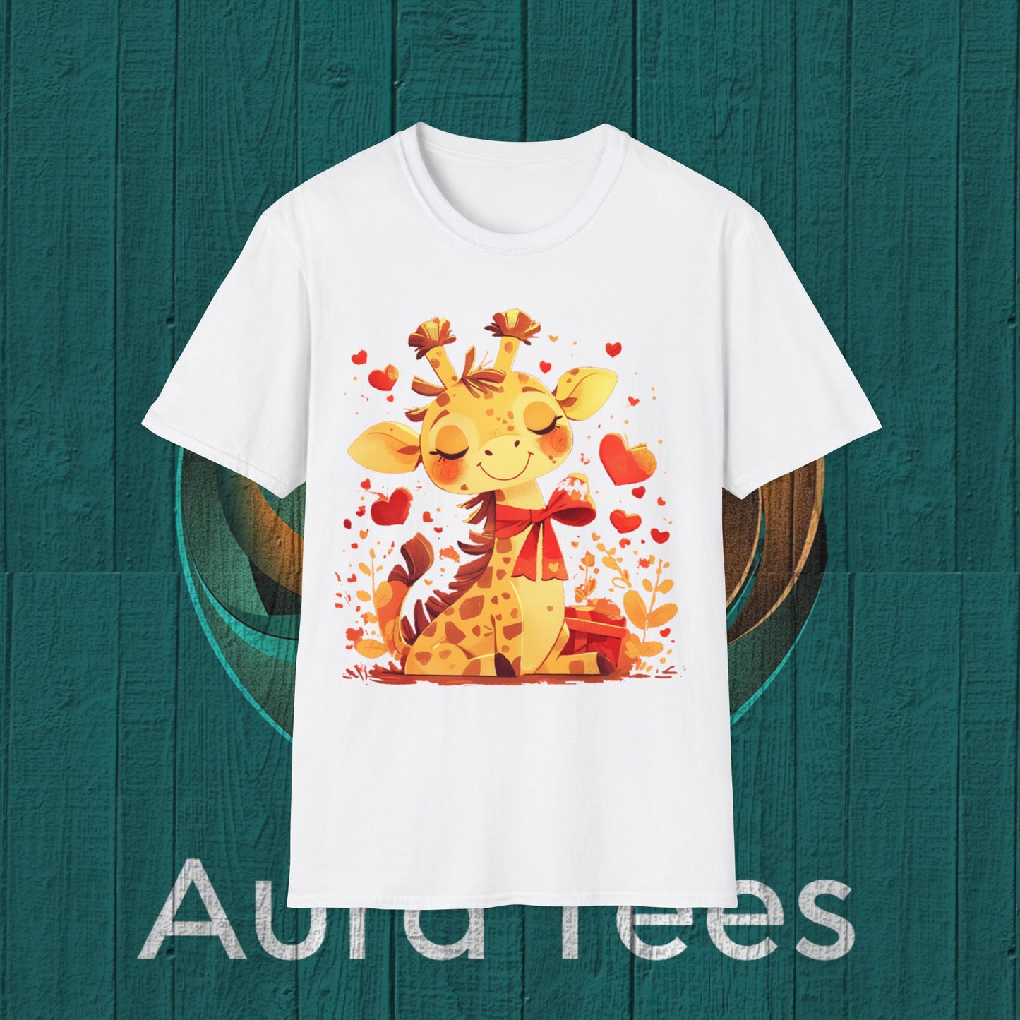 kiddie giraffe graphic tee