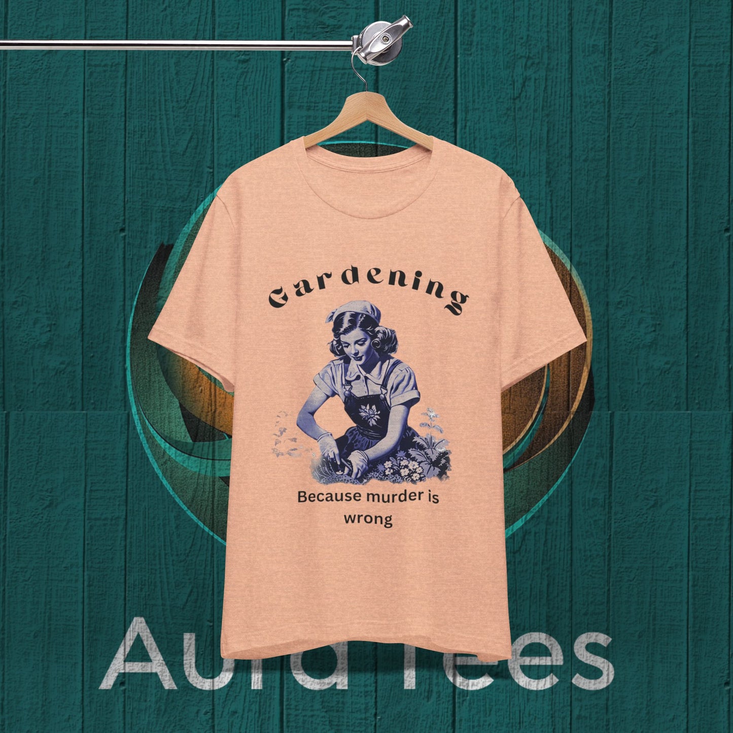 Vintage Gardening murder tee