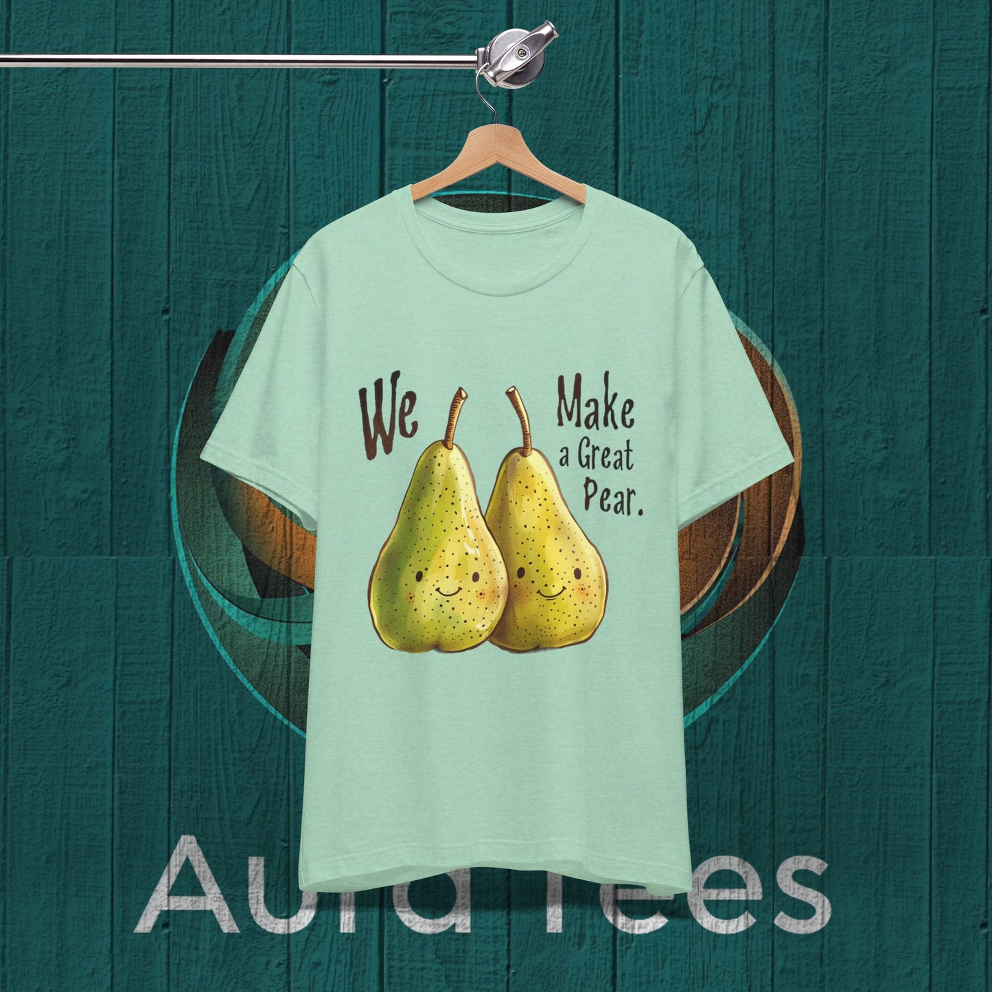 great pear food pun tee