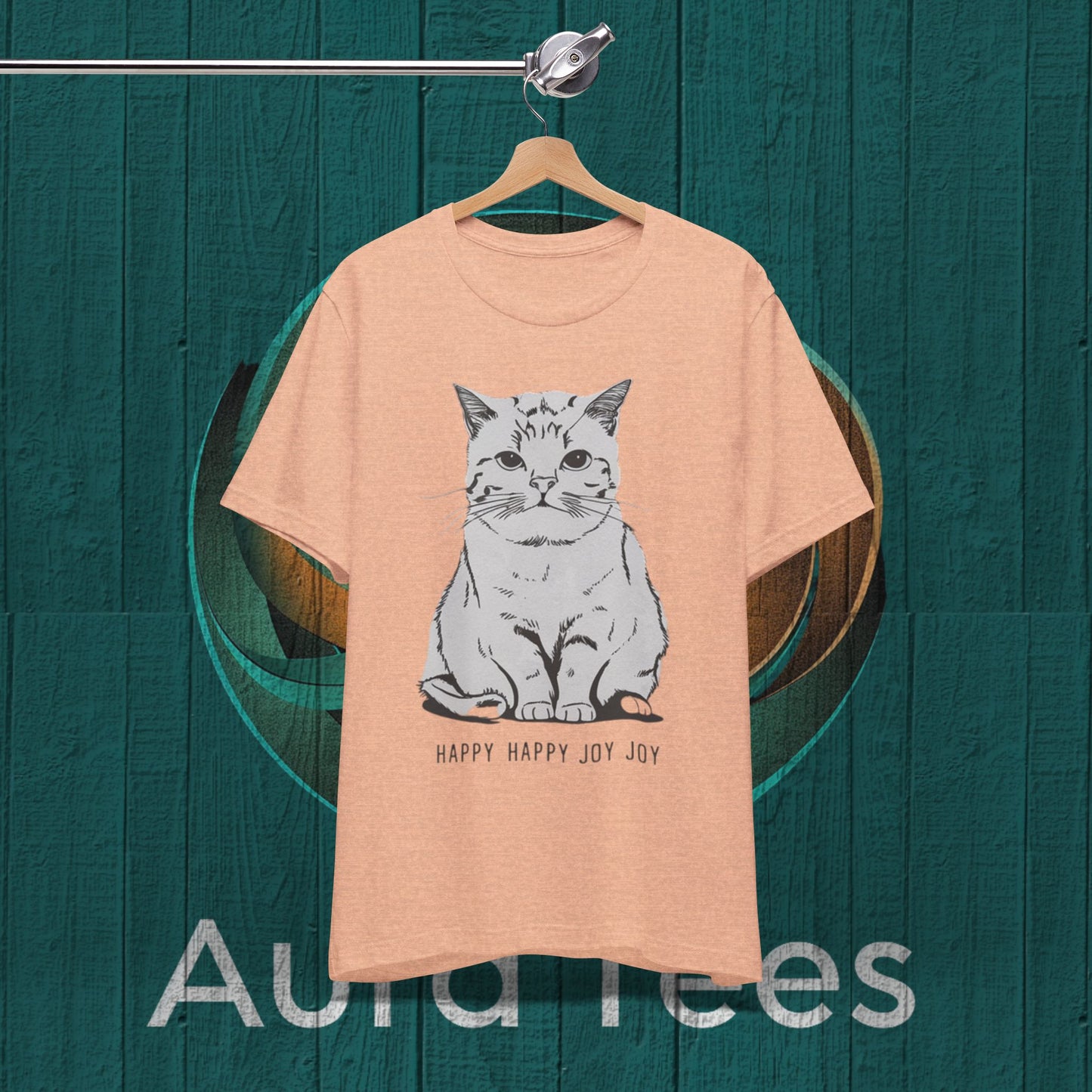 happy cat tee