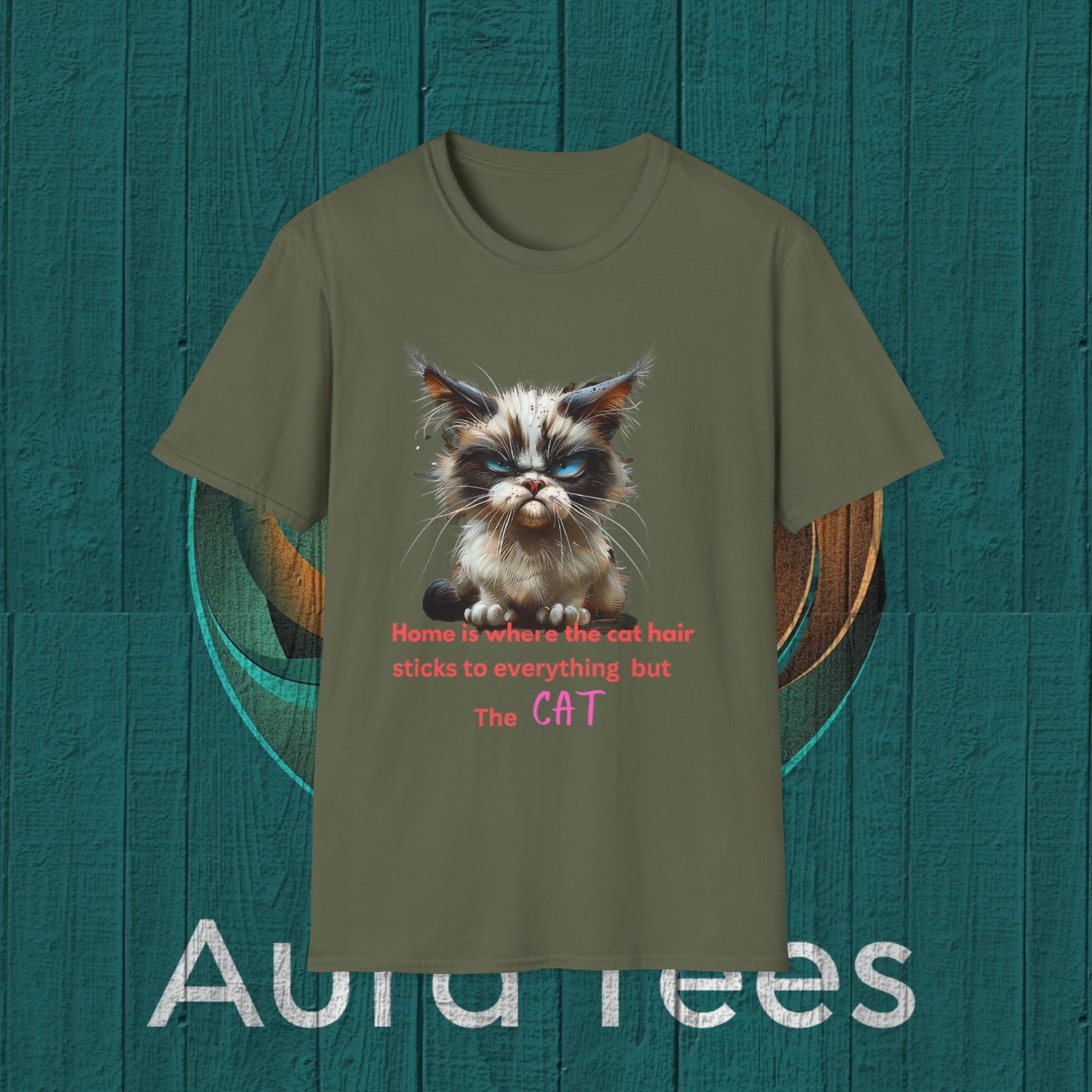 cat hair tee