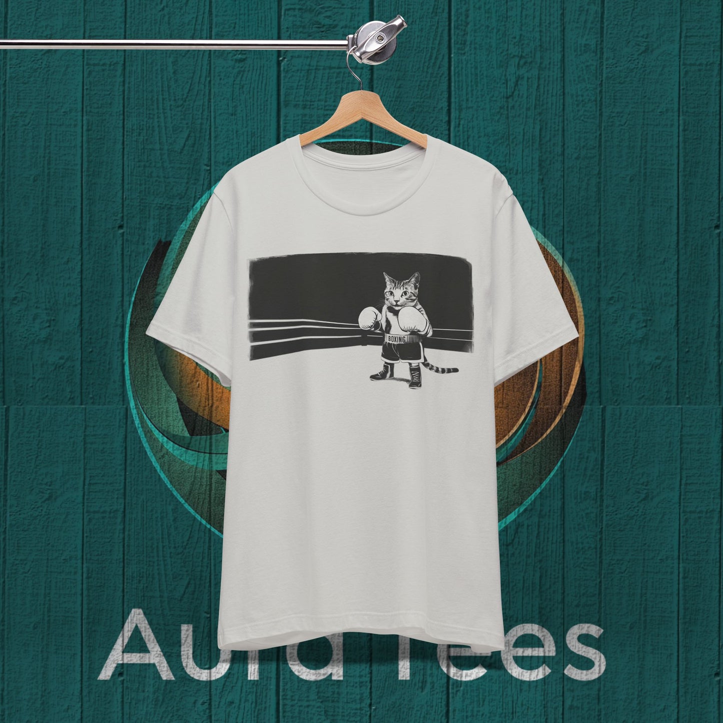 boxer cat tee