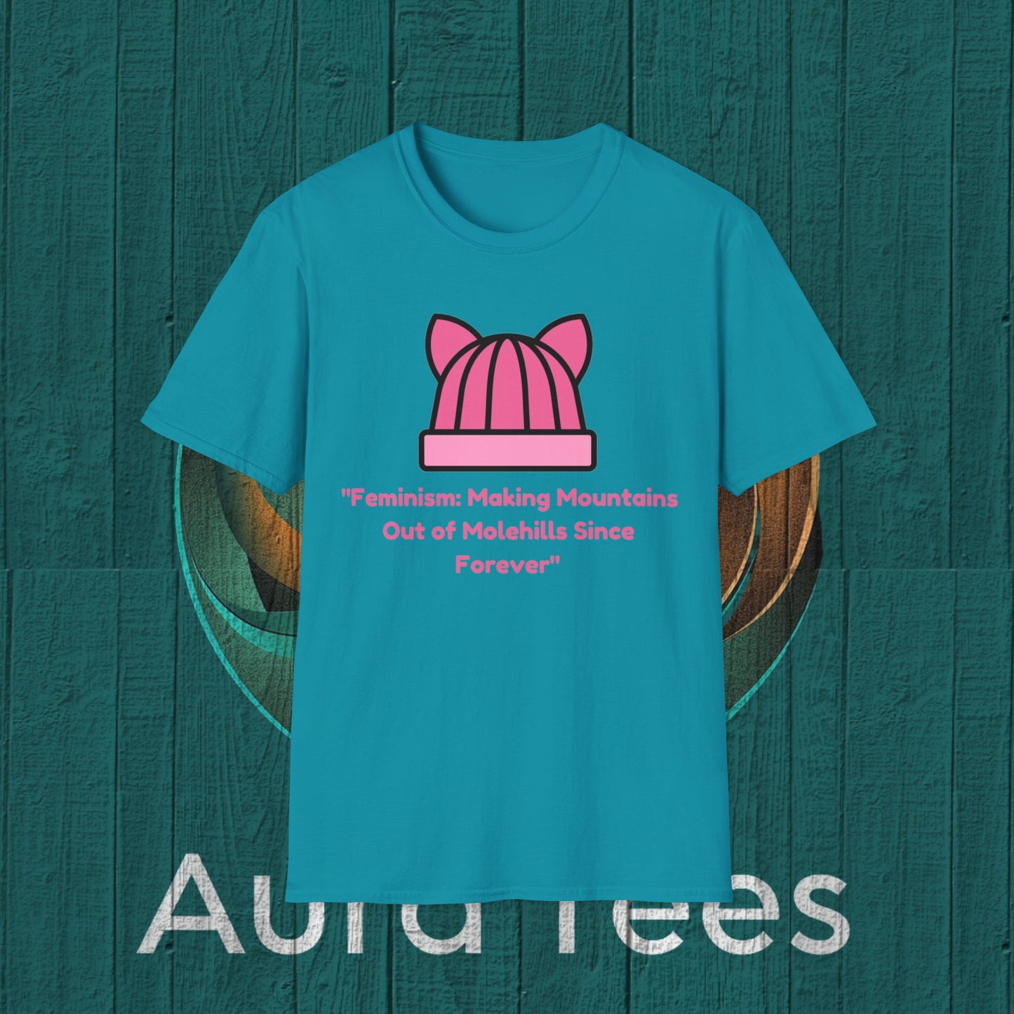 feminist mountains molehills tee