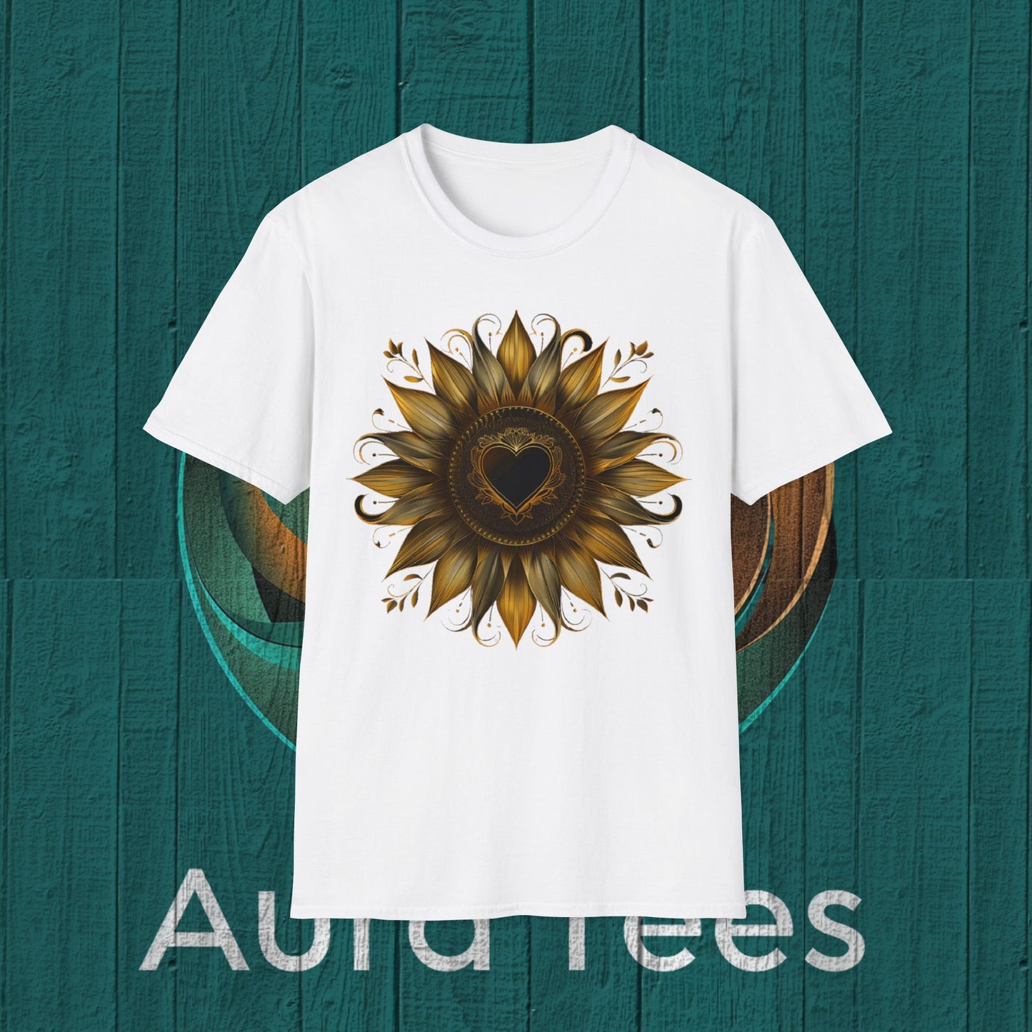 heart sunflower tee