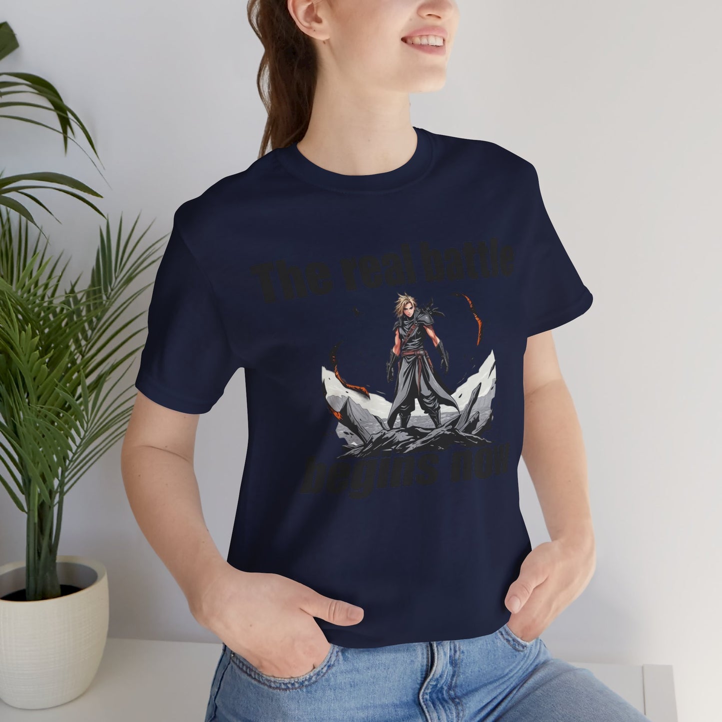 Comic style Now the real battle tee