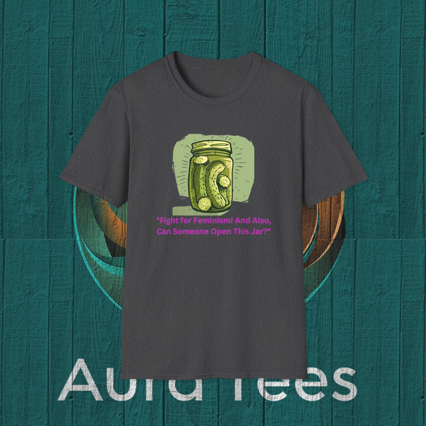 feminism pickle jar tee