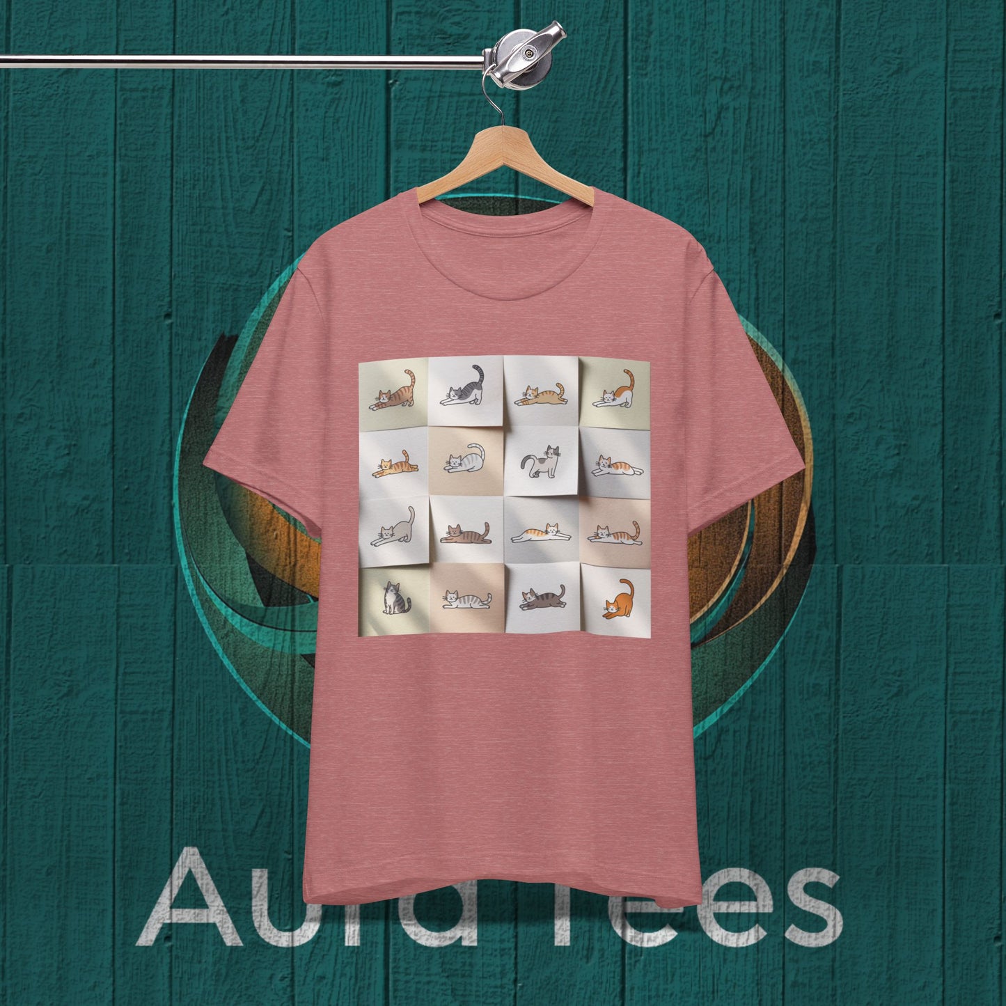 sticky note kitties tee