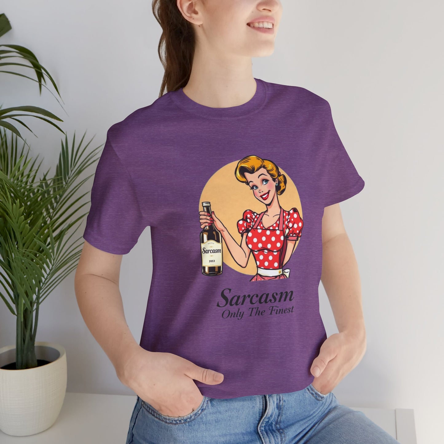 retro housewife sarcasm tee