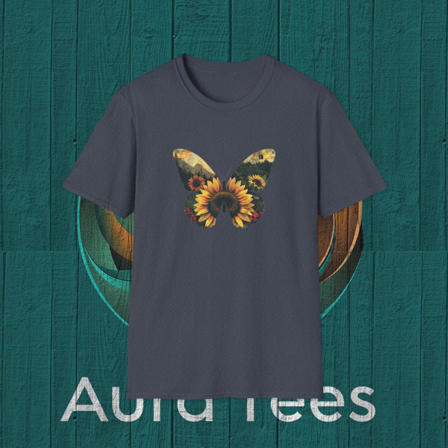butterfly double exposure tee