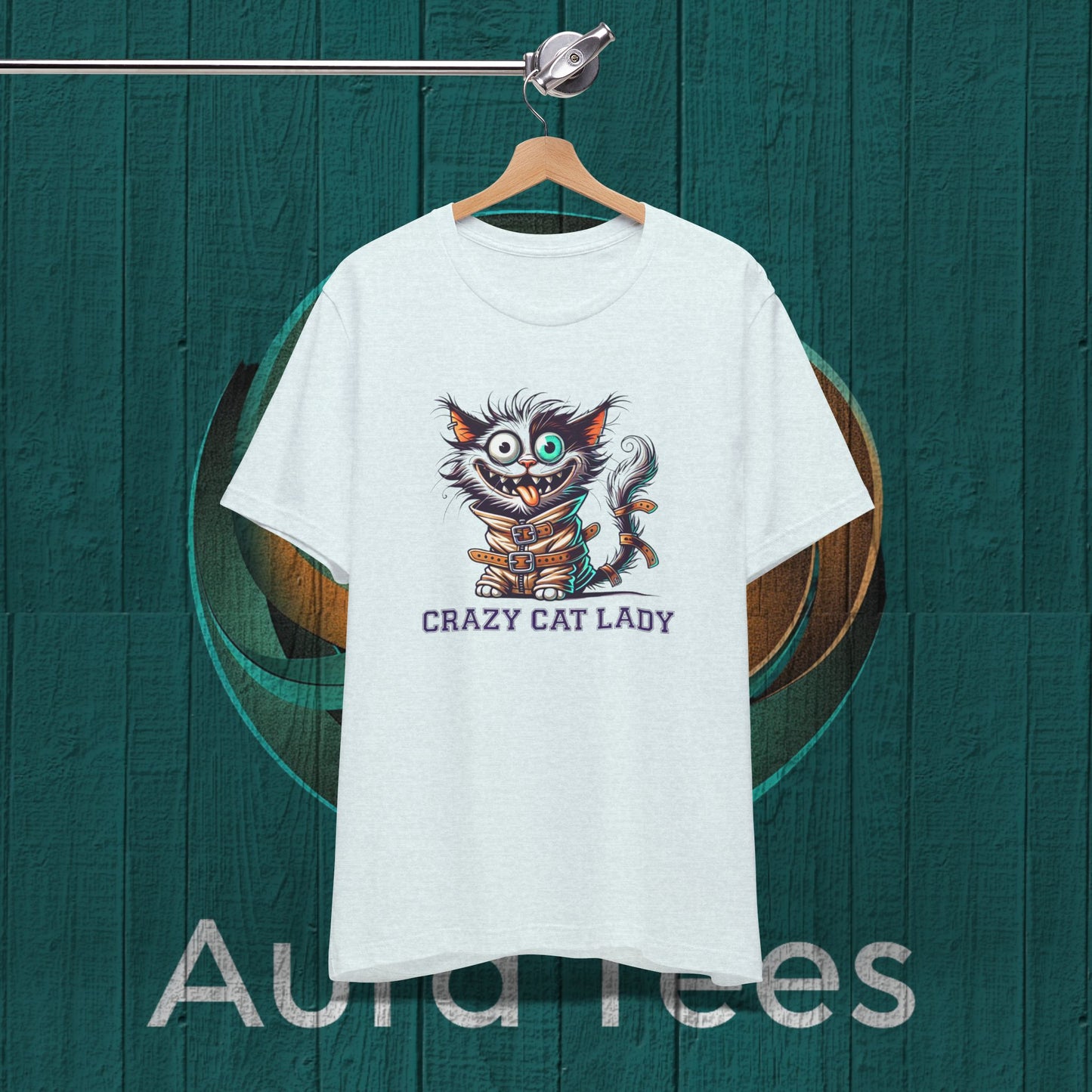 crazy cat lady spoof tee