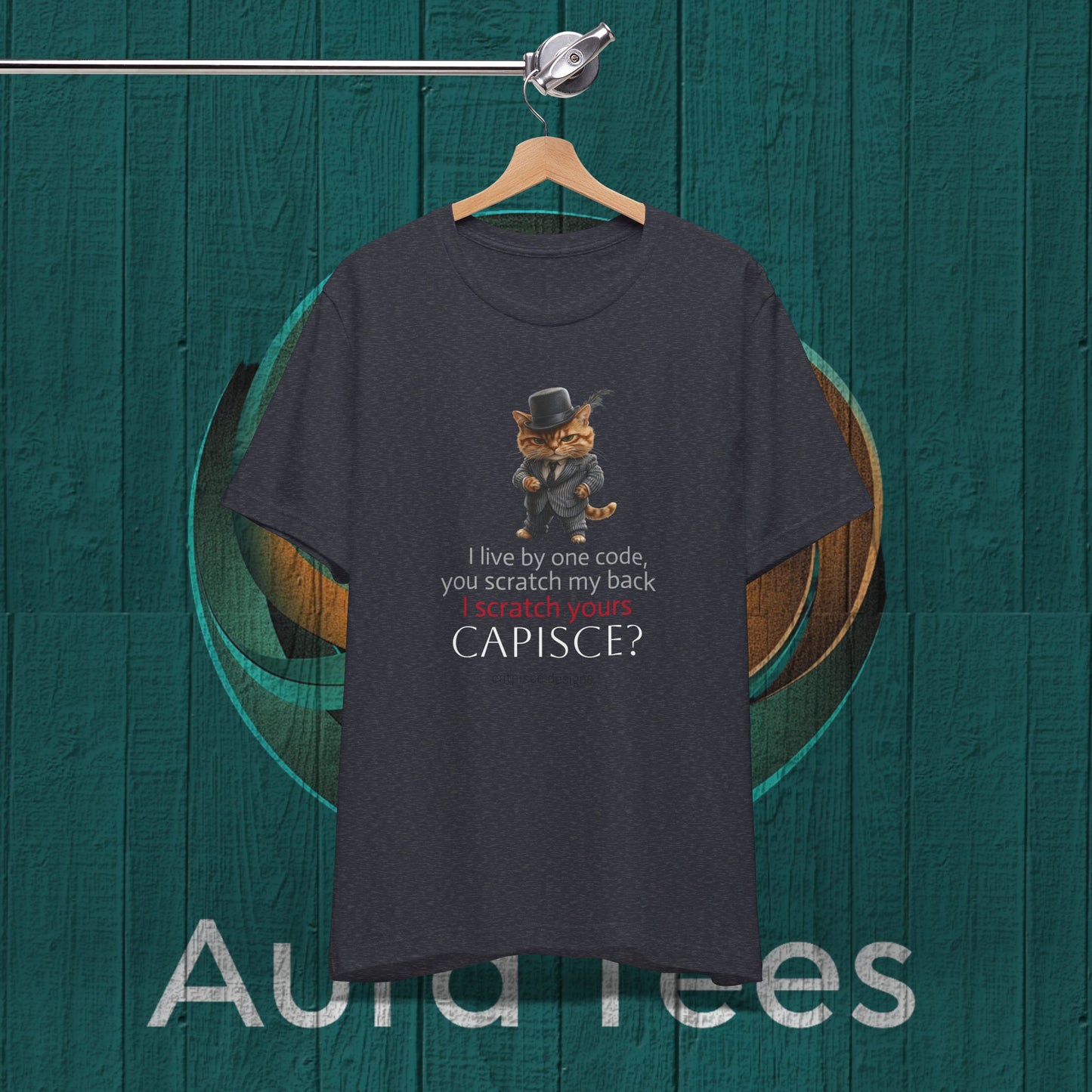 cat mafioso code tee