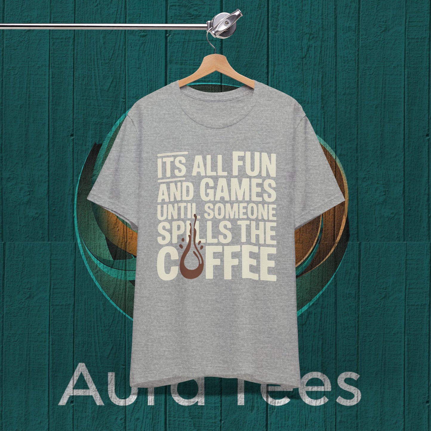 fun and games coffee tee