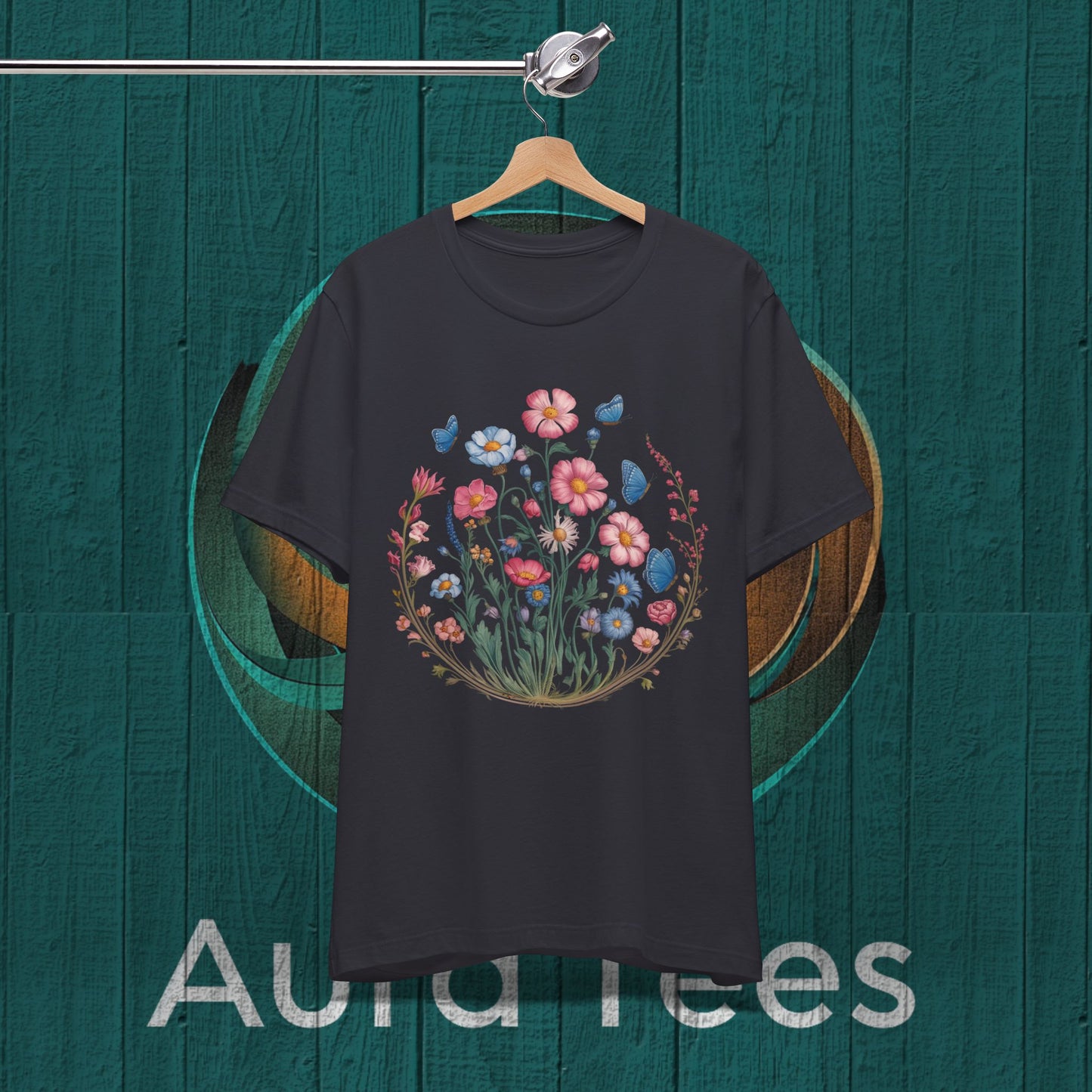 mucha floral tee