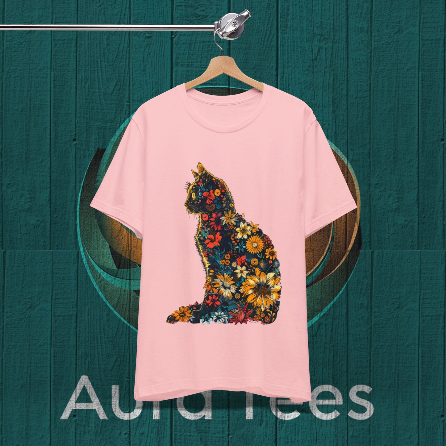 flower cat tee