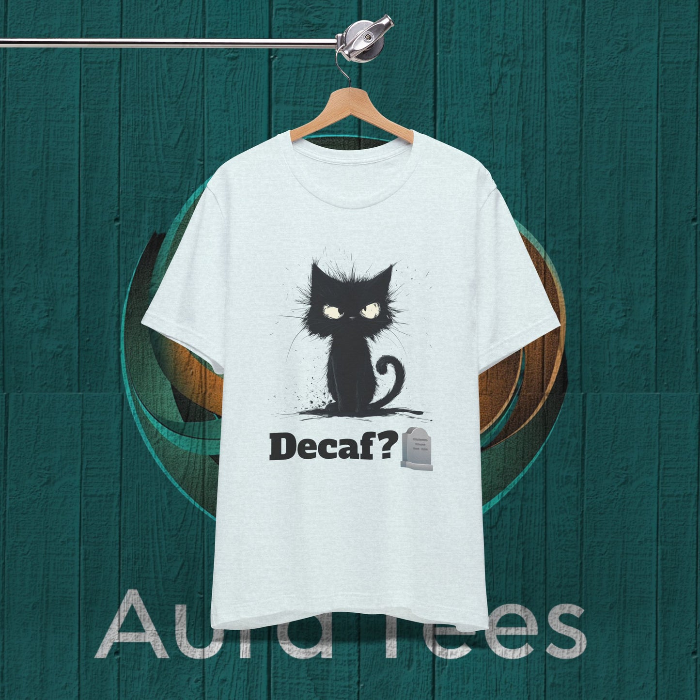 decaf cat tee