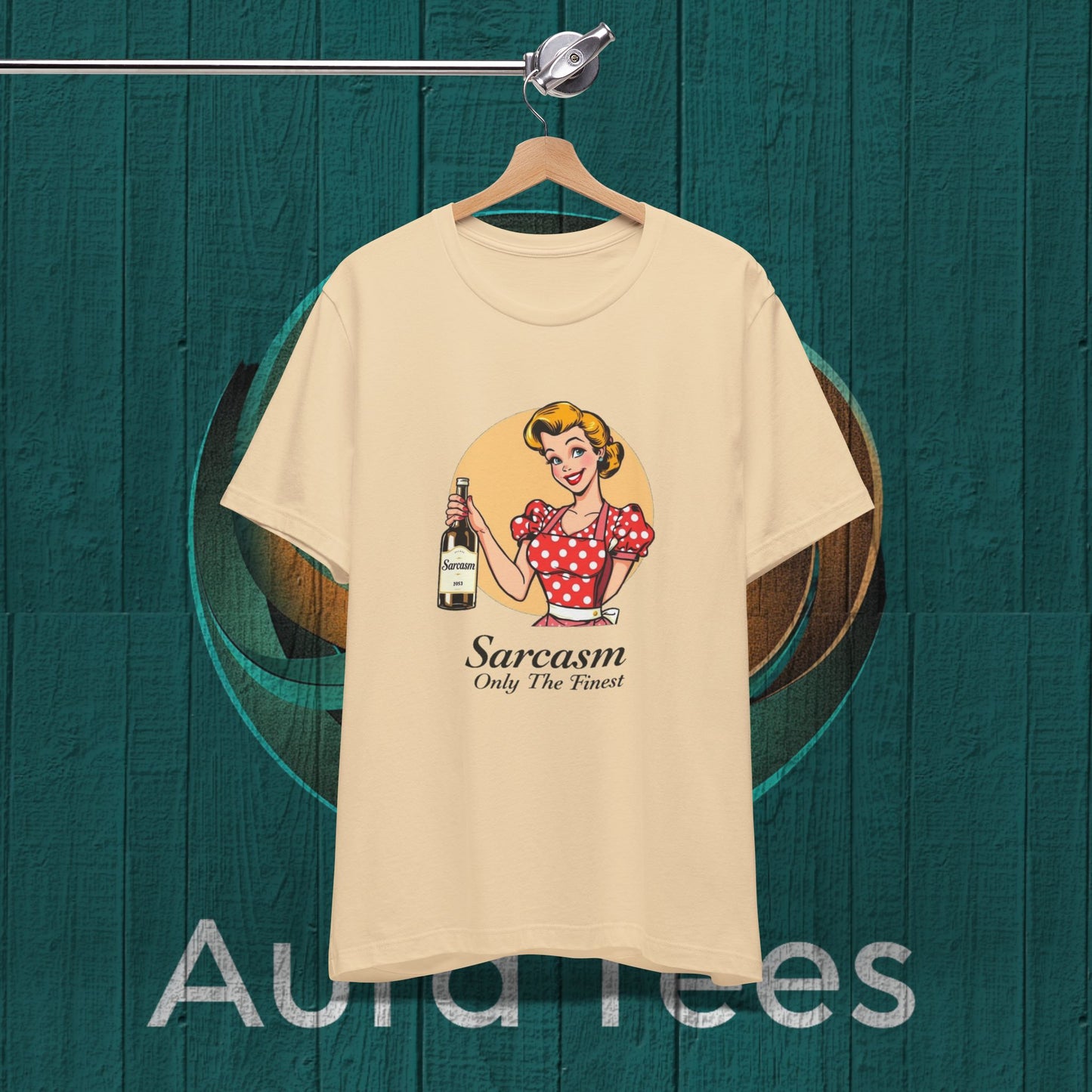 retro housewife sarcasm tee
