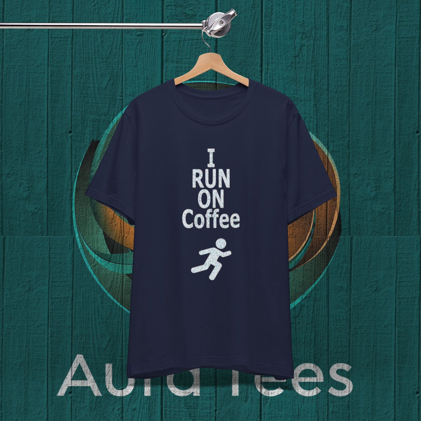 run on coffee tee