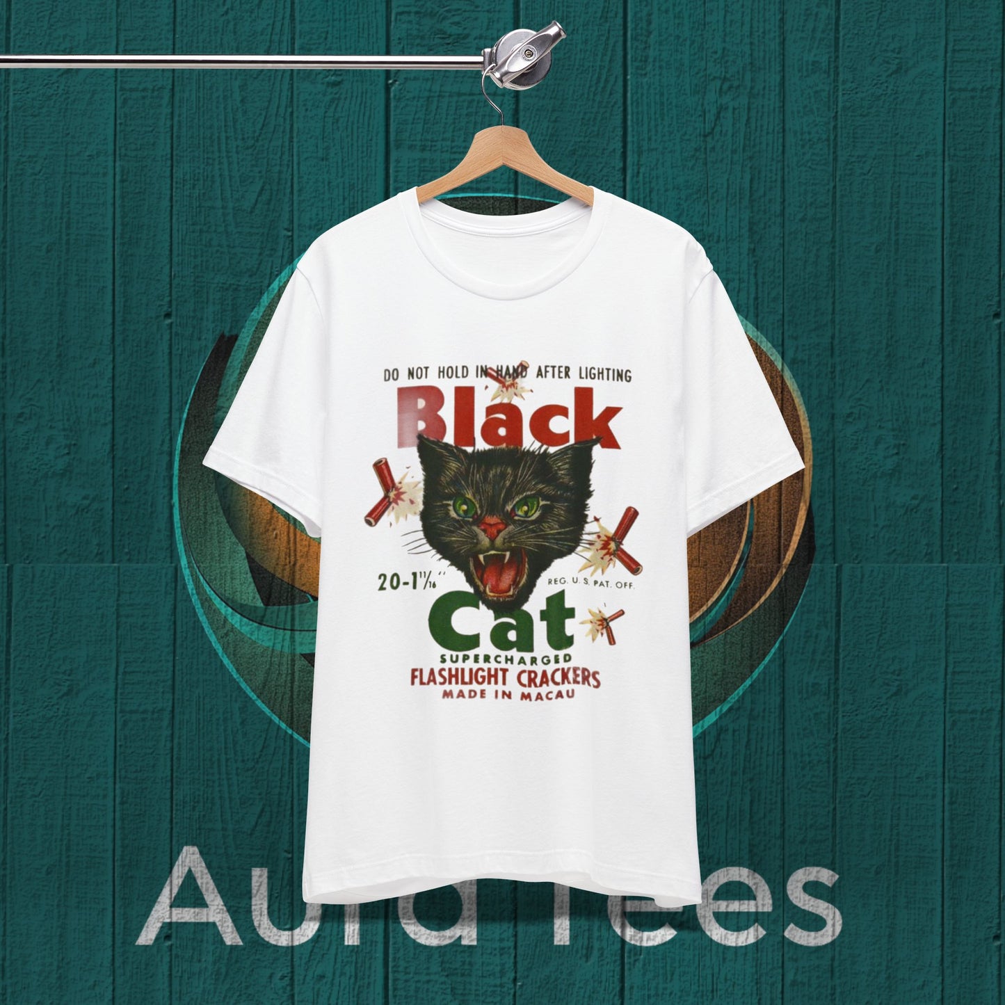 vintage Black Cat Firecrackers tee