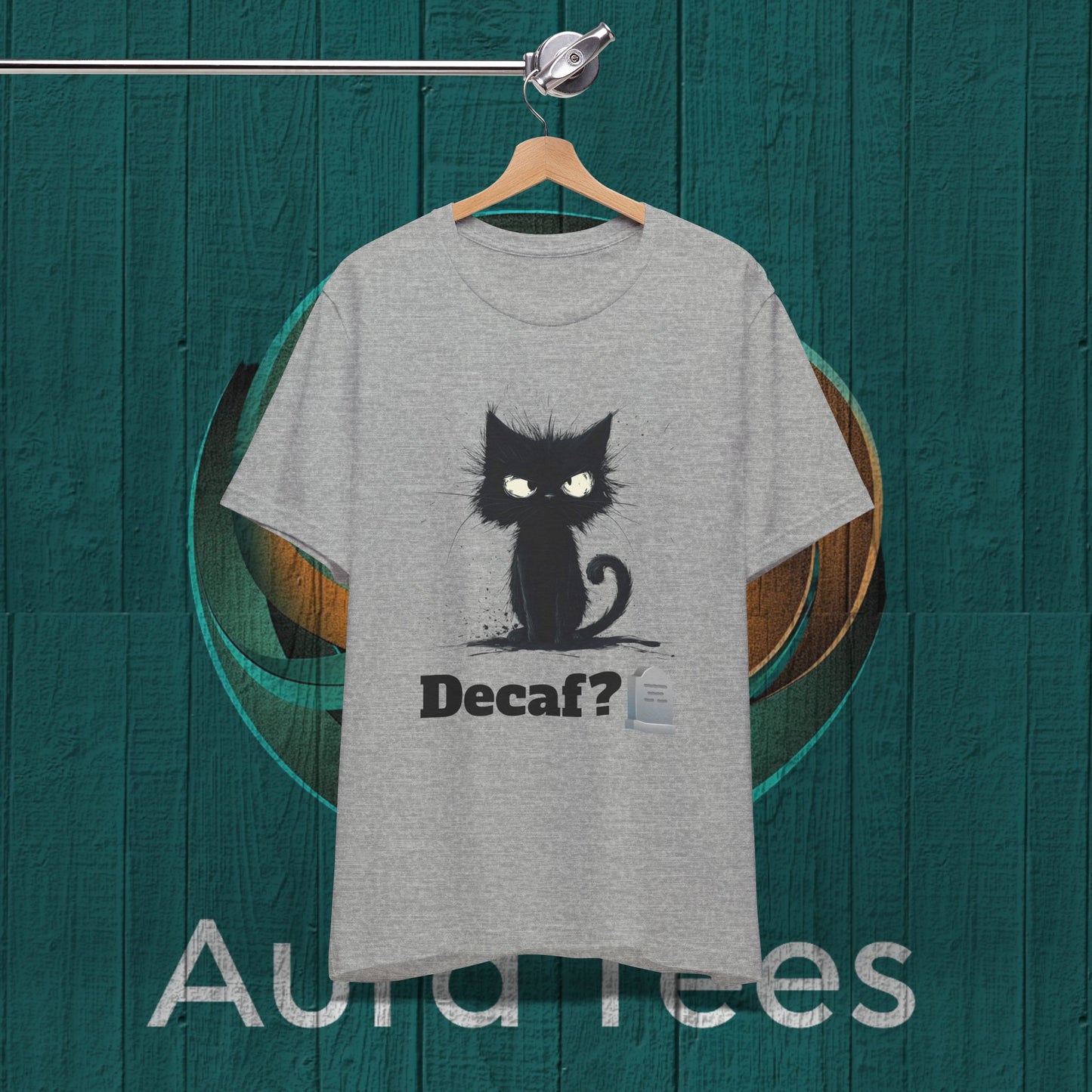 decaf cat tee