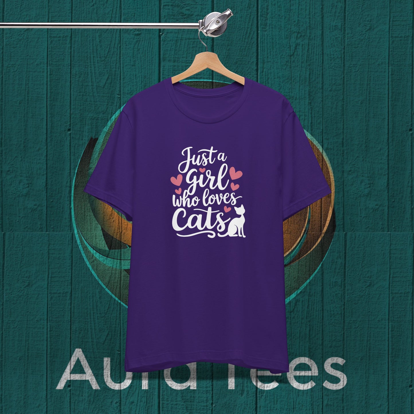 just a girl cats tee
