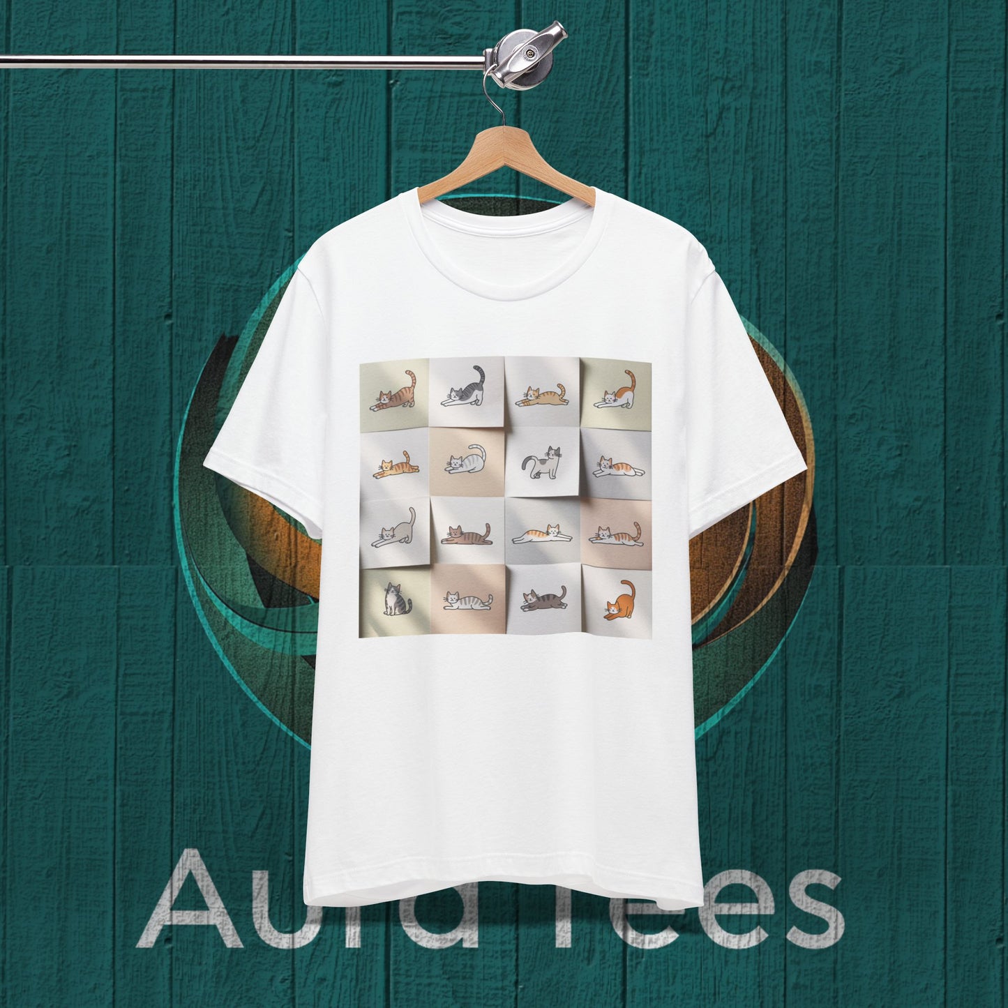 sticky note kitties tee