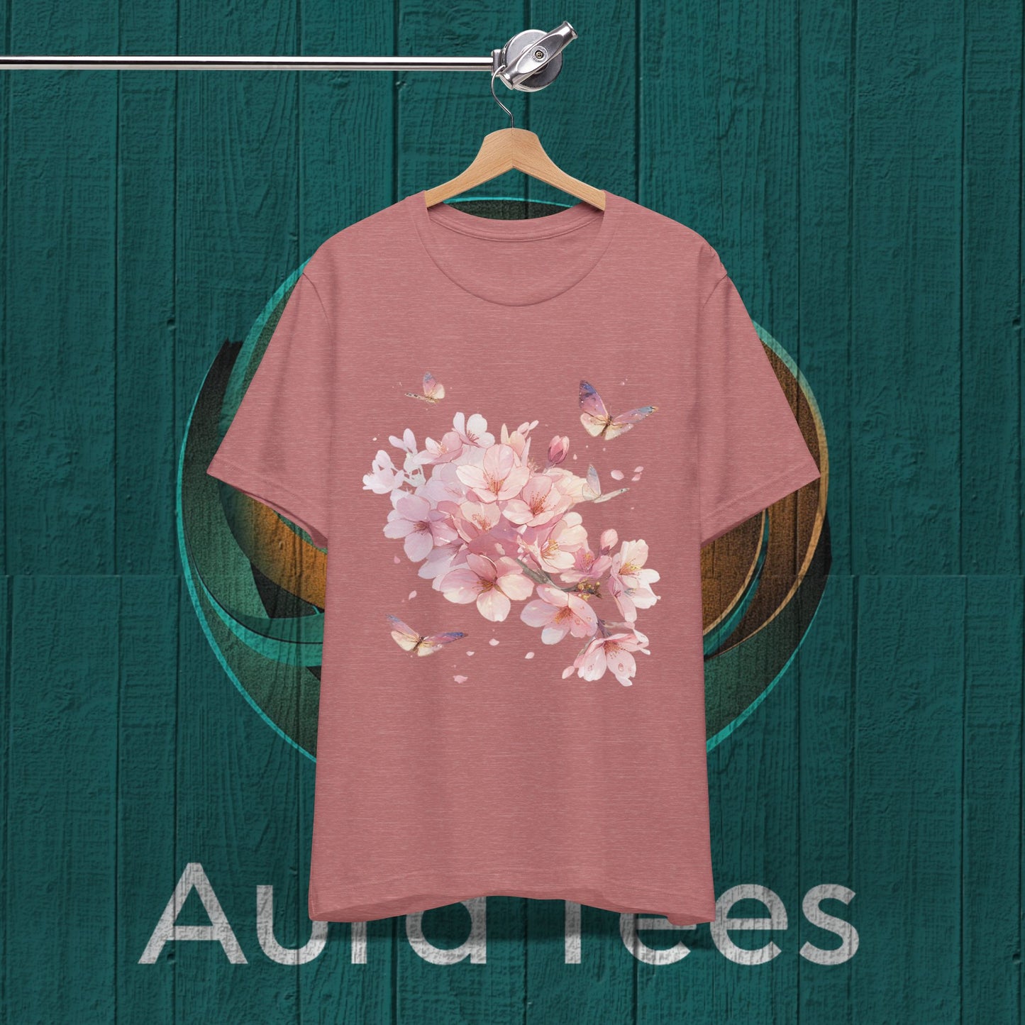 Pink blossoms and grace tee
