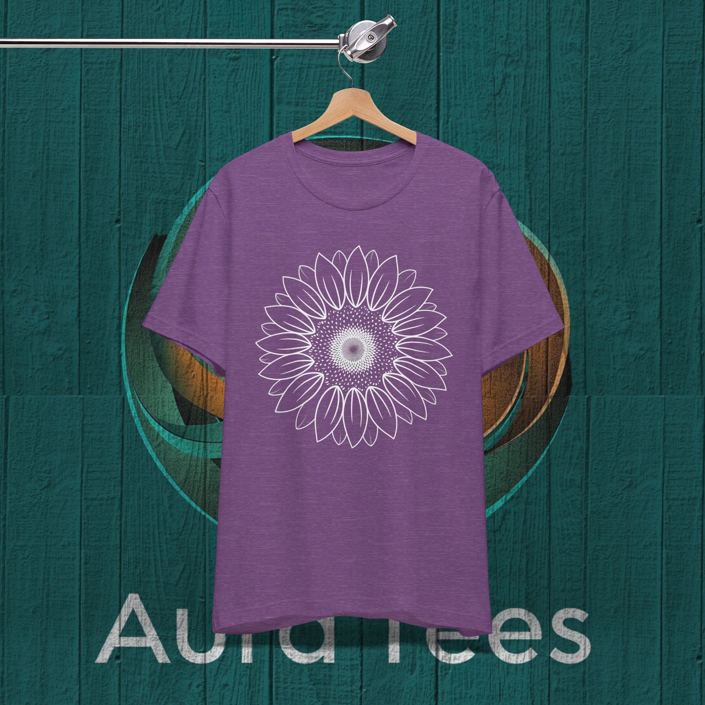 sunflower mandala gardening tee