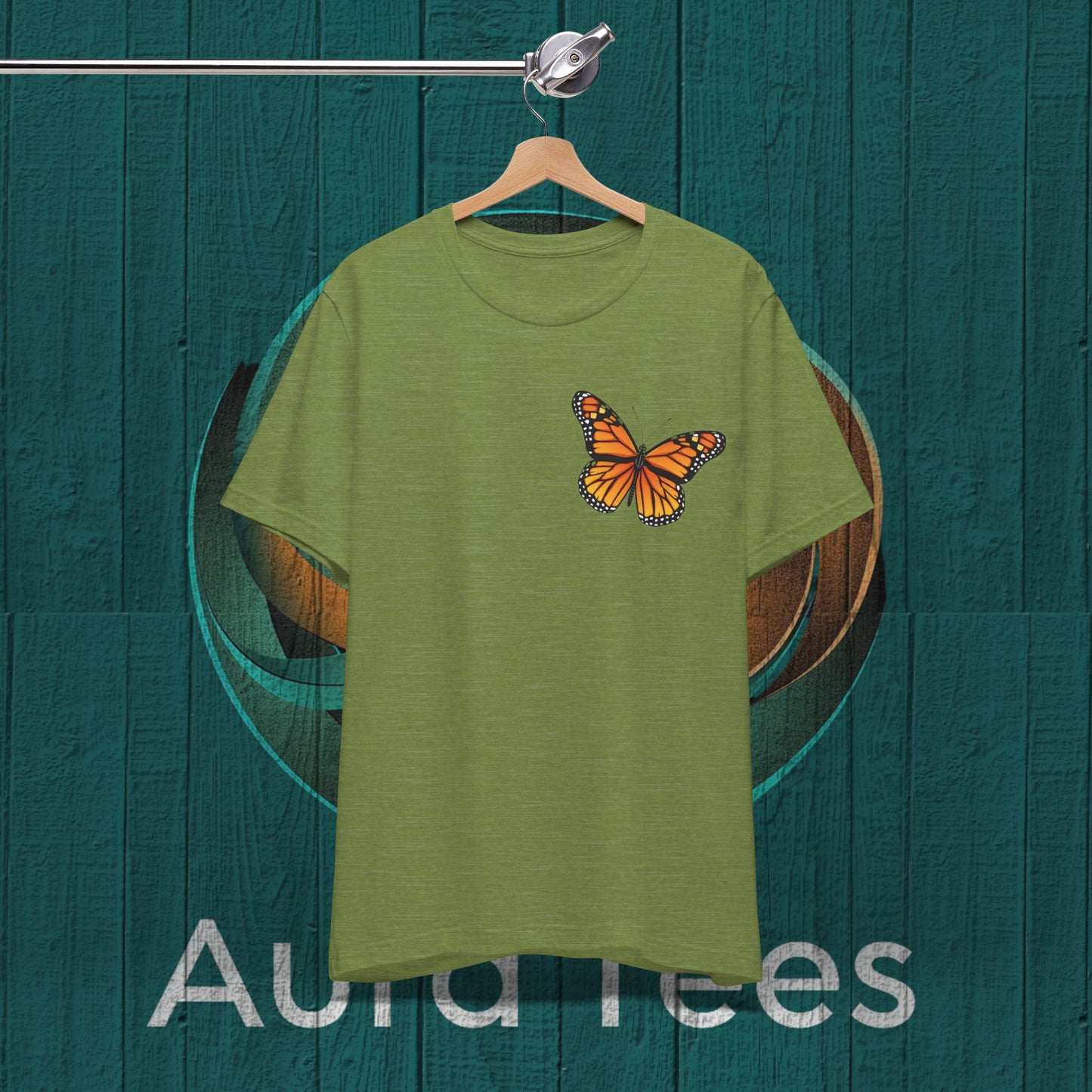 pocket monarch butterfly tee