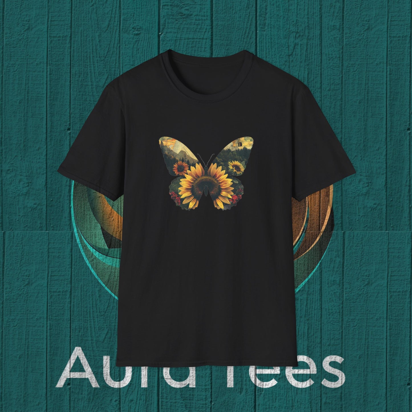 butterfly double exposure tee