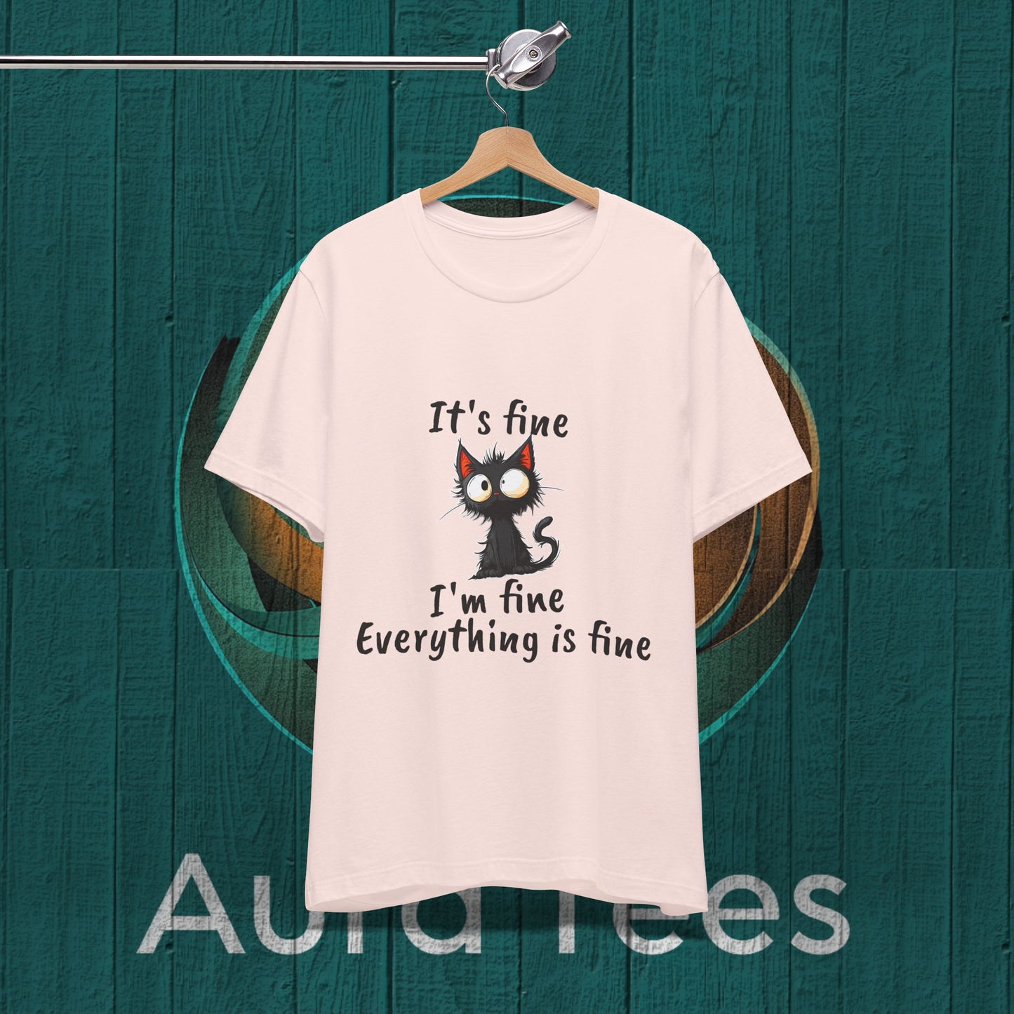 its fine I'm fine cat tee
